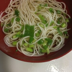 おでんのシメに！にゅうめん。